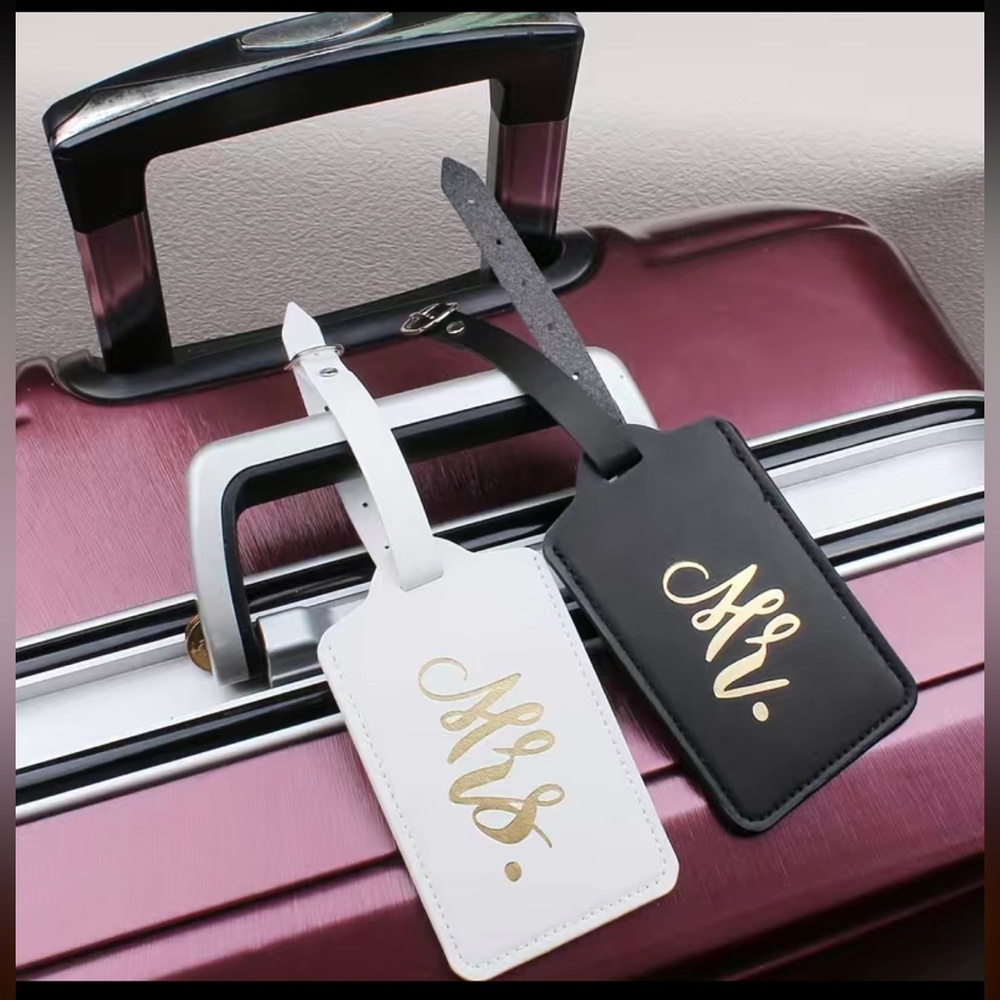 Couples Luggage Tag Set - Picture 1 of 6